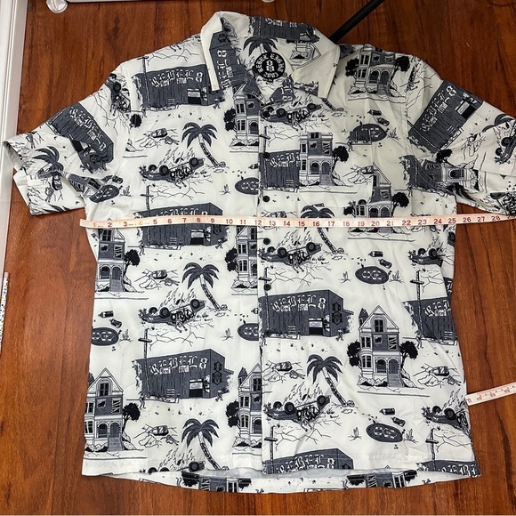 Rebel Eight 2003 Vintage Button Up Shirt Size XL - Picture 7 of 8